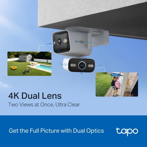 Tapo C575D Outdoo Dual Lens Pan / Tilt Camera - obrázek č. 8