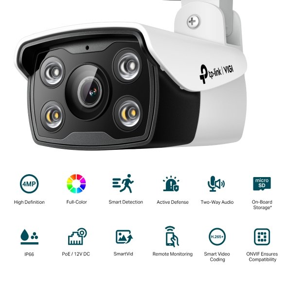 VIGI C340(2.8mm) 4MP Outdoor Full-Color Network Camera - obrázek č. 1