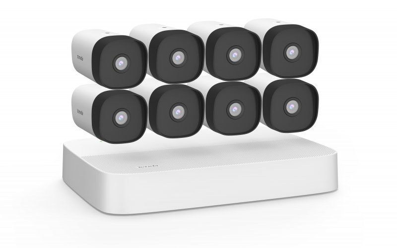 Tenda K8P-4TR - PoE kamerový set 4MPx, 8CH NVR + 8x IP kamera 4MPx IP67, zvuk, web. rozhraní, CZ app - obrázek č. 1