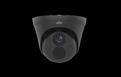 Uniview IPC3615LE-ADF28K-H-BLACK, 5MPx turret, 110°, Smart IR 30 m, analýza člověk / vozidlo - obrázek produktu