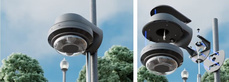 Ubiquiti UACC-AI-MS-4-AM-B - UniFi Enterprise AI Multi Sensor 4 Camera Arm Mount, černá - obrázek č. 8