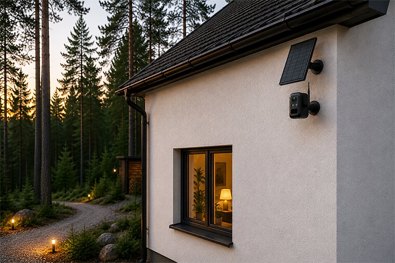 Set solárních kamer Viking HUB S02 / 8000 mAh /  mobilní aplikace /  outdoor - obrázek č. 2