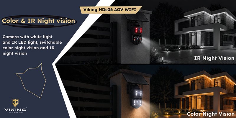 Solární HD kamera Viking HDs06 AOV WiFi / 20100 mAh /  mobilní aplikace /  outdoor - obrázek č. 2