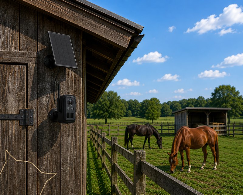 Set solárních kamer Viking HUB S04 / 8000 mAh /  mobilní aplikace /  outdoor - obrázek č. 10