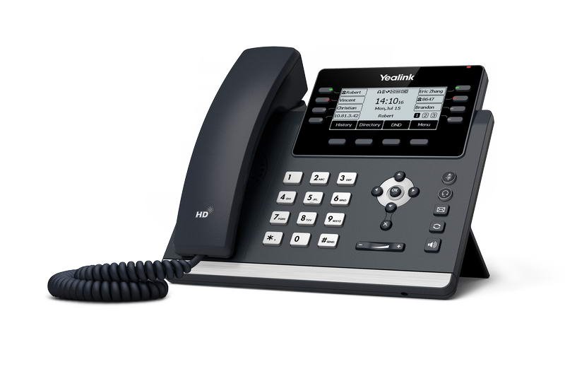 Yealink SIP-T43U SIP telefon, PoE, 3,7" 360x160 LCD, 21 prog.tl.,2xUSB, GigE - obrázek č. 1