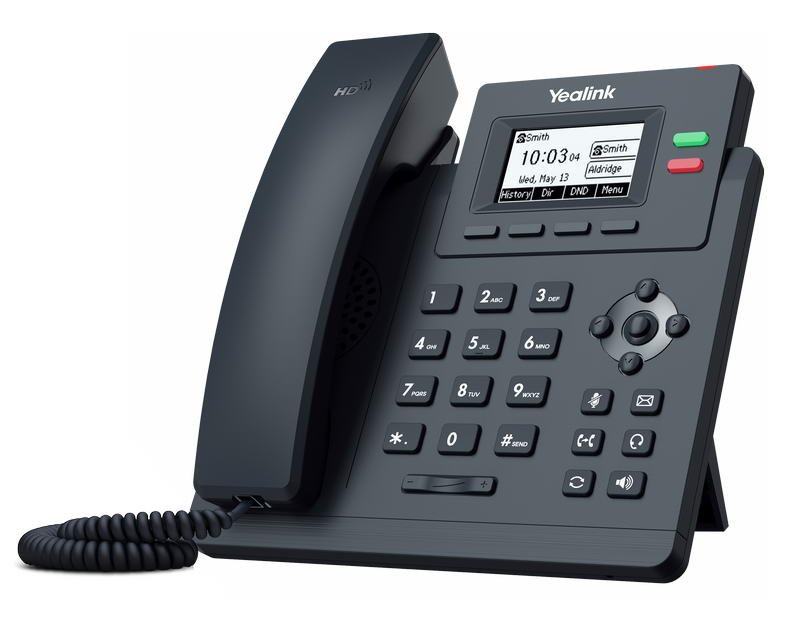 Yealink SIP-T31 SIP telefon, 2,3" 132x64 podsv. LCD, 2 x SIP úč., 100M Eth - obrázek č. 2