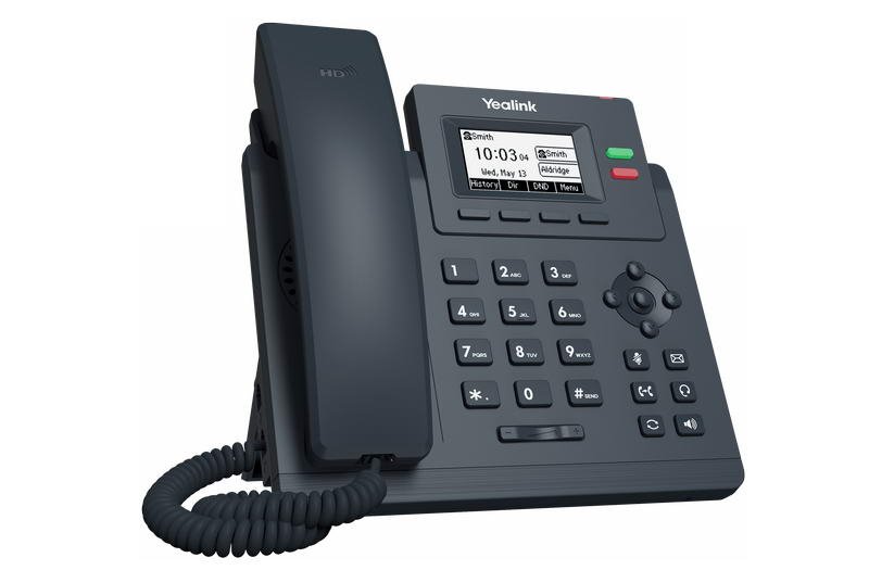 Yealink SIP-T31P SIP telefon, PoE, 2,3" 132x64 podsv. LCD, 2 x SIP úč., 100M Eth - obrázek č. 1