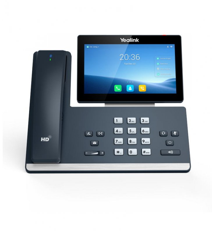 Yealink SIP-T58W Pro SIP telefon s kamerou, Android, PoE, 7" bar. dot. LCD, BT sluchátko, GigE - obrázek č. 2