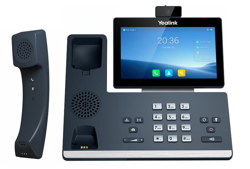 Yealink SIP-T58W Pro SIP telefon s kamerou, Android, PoE, 7" bar. dot. LCD, BT sluchátko, GigE - obrázek produktu