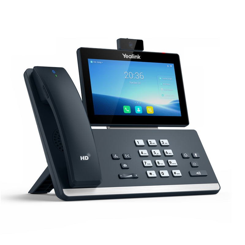 Yealink SIP-T58W Pro SIP telefon s kamerou, Android, PoE, 7" bar. dot. LCD, BT sluchátko, GigE - obrázek č. 4