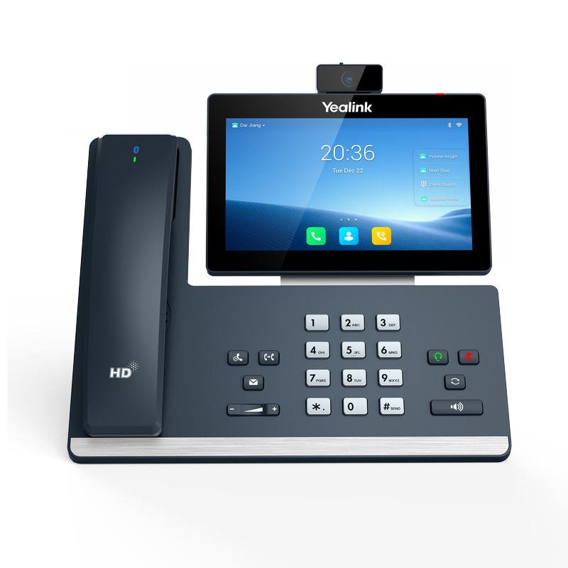 Yealink SIP-T58W Pro SIP telefon s kamerou, Android, PoE, 7" bar. dot. LCD, BT sluchátko, GigE - obrázek č. 5