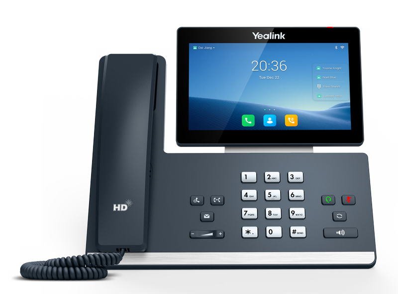 Yealink SIP-T58W SIP telefon, Android, PoE, 7" bar. dot. LCD, GigE - obrázek produktu