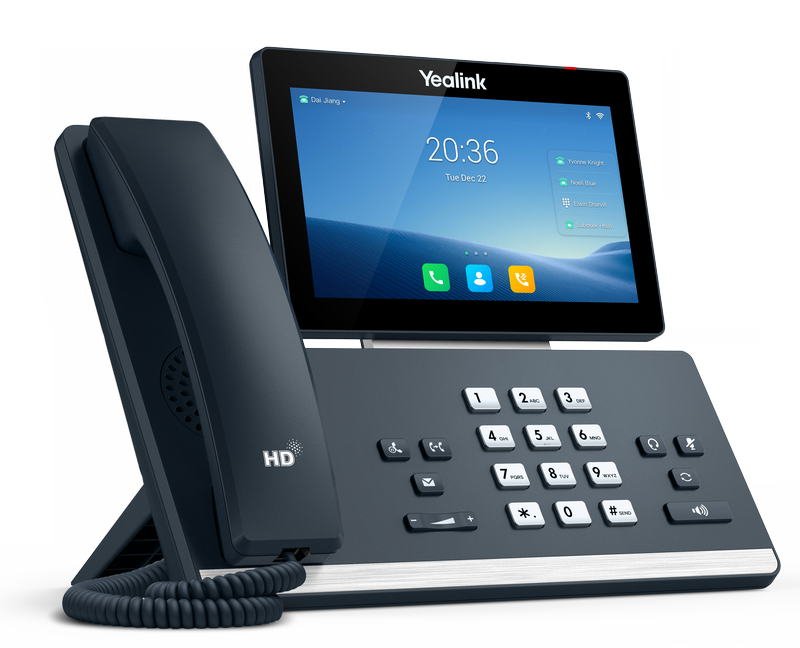 Yealink SIP-T58W SIP telefon, Android, PoE, 7" bar. dot. LCD, GigE - obrázek č. 1