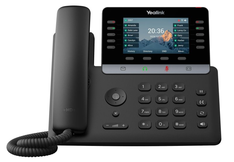 Yealink SIP-T74U SIP telefon, PoE, 16 SIP účtů, 4,3" bar. LCD, GigE, 2x USB - obrázek produktu