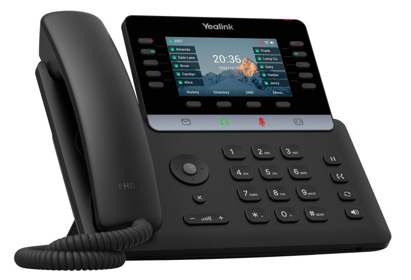 Yealink SIP-T74U SIP telefon, PoE, 16 SIP účtů, 4,3" bar. LCD, GigE, 2x USB - obrázek č. 1