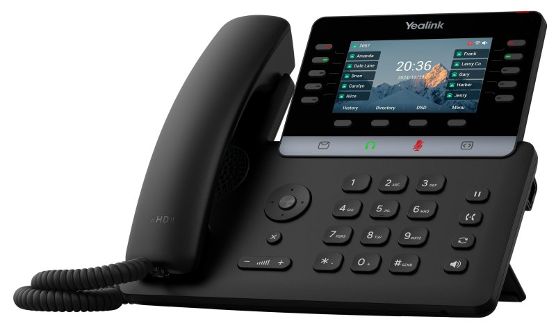 Yealink SIP-T74U SIP telefon, PoE, 16 SIP účtů, 4,3" bar. LCD, GigE, 2x USB - obrázek č. 2