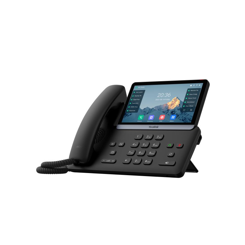 Yealink SIP-T77U SIP telefon, PoE, 16 SIP účtů, 7" bar. LCD, GigE, 2x USB - obrázek č. 2