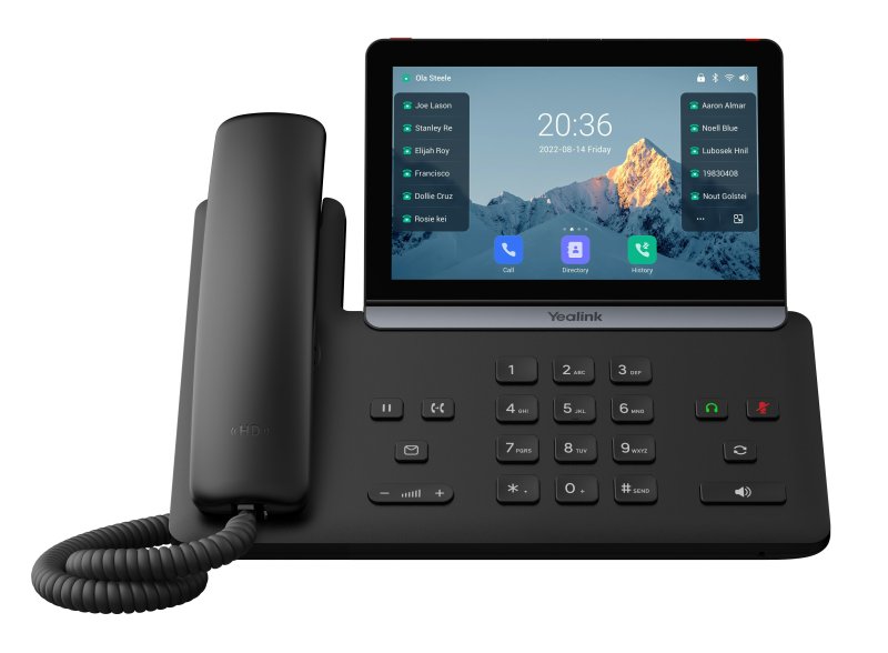 Yealink SIP-T88W SIP telefon, PoE, 7"bar. LCD, GigE, 16 SIP účtů, BT, Wi-Fi 6 - obrázek produktu