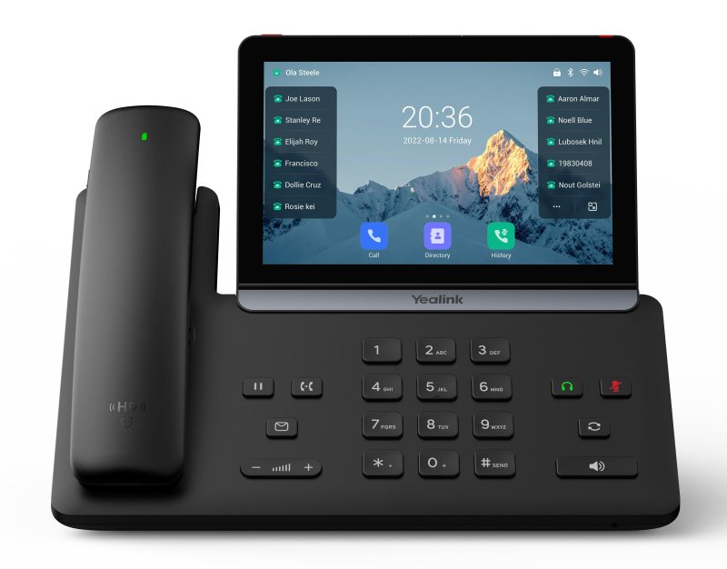 Yealink SIP-T88W Pro SIP telefon, PoE, 7"bar. LCD, GigE, 16 SIP účtů, BT sluchátko, Wi-Fi 6 - obrázek produktu