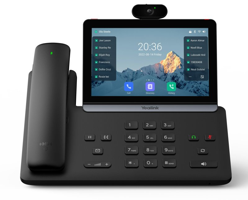 Yealink SIP-T88V Pro SIP telefon, PoE, 7" LCD, GigE, 16 SIP účtů, BT sluchátko, Wi-Fi, H.264 - obrázek produktu
