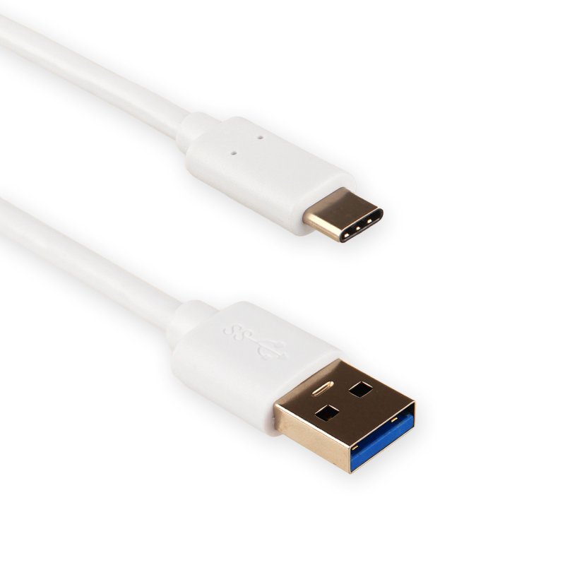 4World Kabel USB C - USB 3.0 AM 1.0m White - obrázek produktu