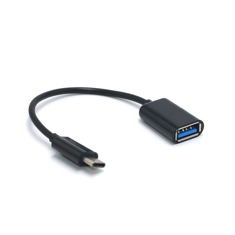 4World Adaptér USB C M - USB 2.0 F Black - obrázek produktu