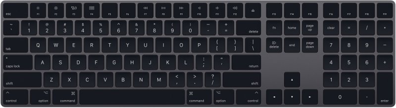 Magic Keyboard NUM Space Grey - Slovak - obrázek produktu