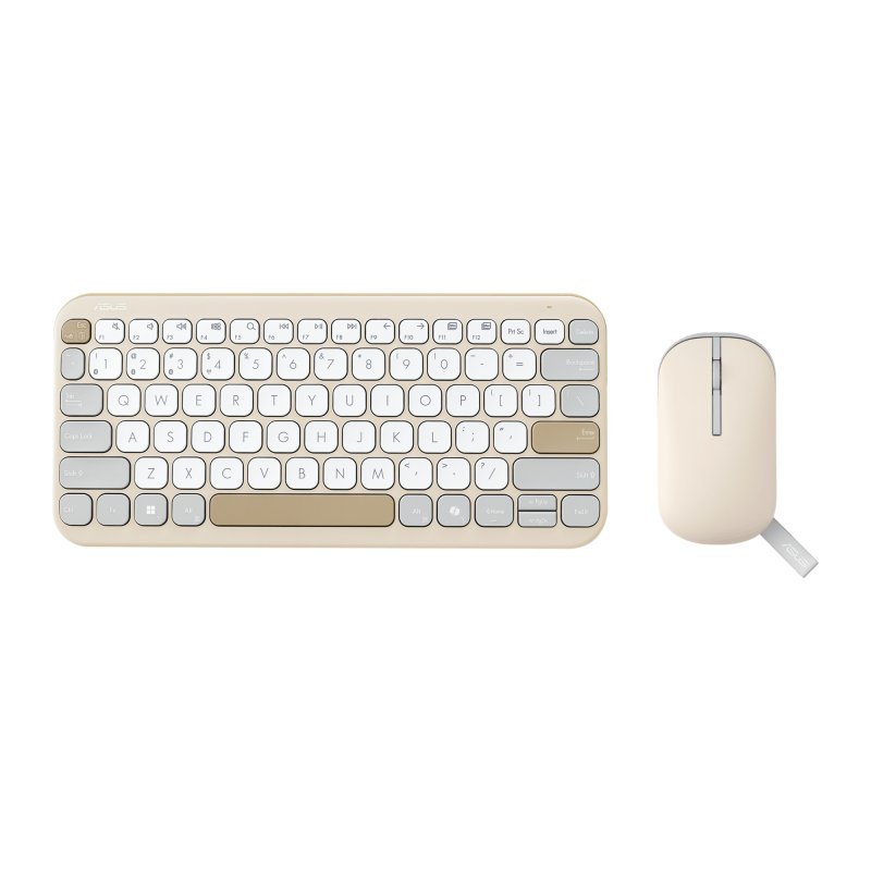 ASUS Marshmallow Keyboard and Mouse Set CW200 / BG - obrázek produktu
