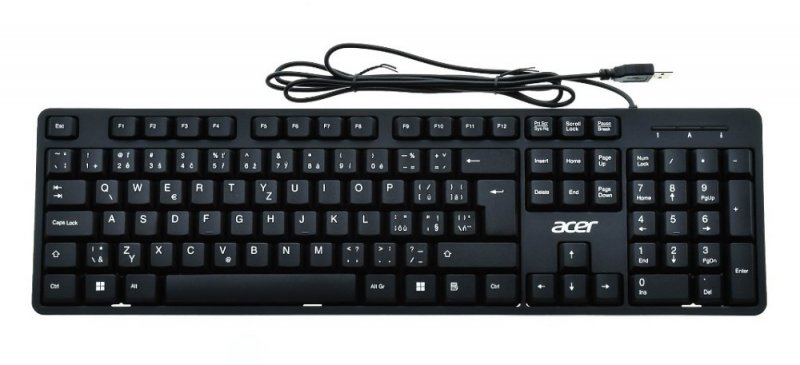 Acer Wired Keyboard/ Drátová USB/ CZ-SK layout/ Černá - obrázek produktu