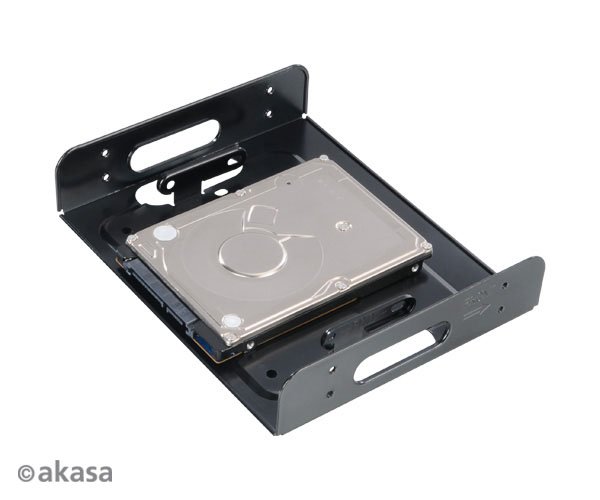 AKASA SSD & HDD adaptér - 5,25" na 3,5"/ 2,5" 2 ks - obrázek č. 2