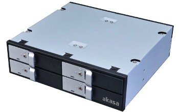 AKASA Lokstor M22 - 4 x 2,5" HDD rack do 5,25" - obrázek produktu