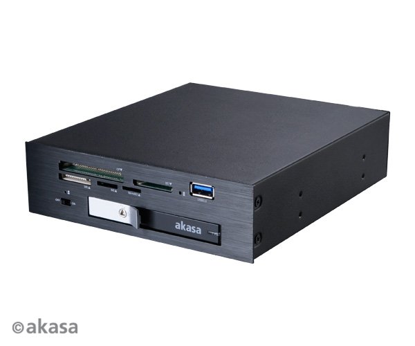 AKASA Lokstor M26 - čtečka a 2,5" HDD do 5,25" - obrázek produktu
