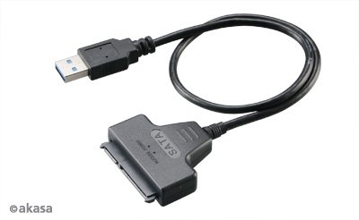 AKASA USB 3.0 adaptér pro 2,5" HDD a SSD - 40 cm - obrázek produktu