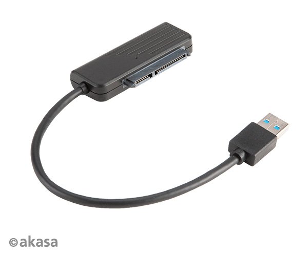 AKASA USB 3.1 adaptér pro 2,5" HDD a SSD - 20 cm - obrázek č. 2
