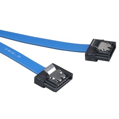 AKASA - Proslim 6Gb/ s SATA3 kabel - 15 cm - modrý - obrázek produktu