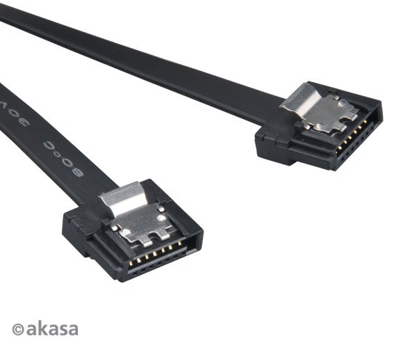 AKASA - Super slim SATA kabel - 50 cm - 2 ks - obrázek produktu