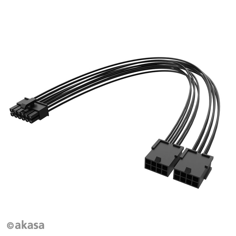 AKASA - PCIe 12-Pin na Dual 8-Pin adaptér - obrázek produktu