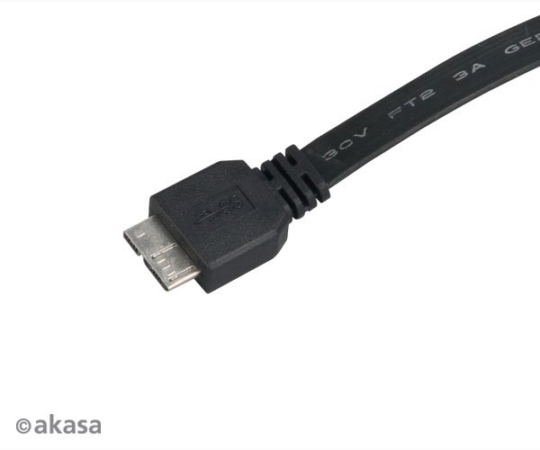 AKASA - Proslim - USB 3.0 A na mikro B - 1,5 m - obrázek č. 1