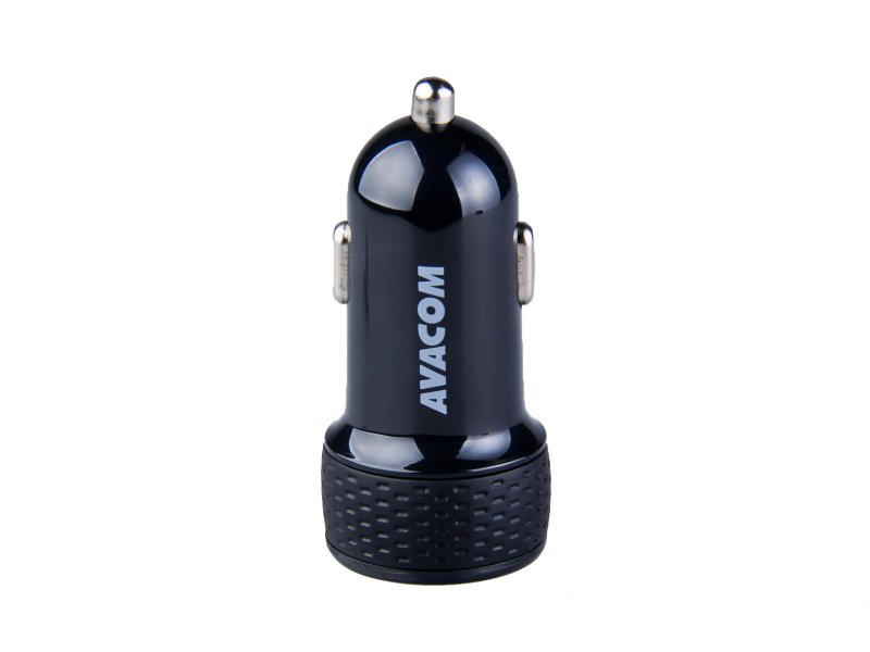 Nabíječka do auta AVACOM NACL-2XKK-31A s dvěma USB výstupy 5V/ 1A - 3,1A, černá barva - obrázek produktu