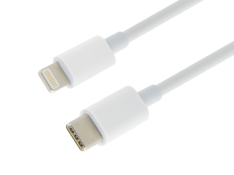AVACOM datový a nabíjecí kabel USB Type-C - Lightning, 100cm, bílá - obrázek produktu