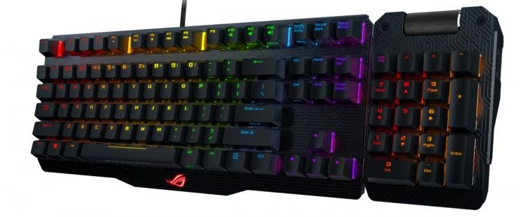 ASUS ROG MA01 Claymore RED/ CHERRY/ US - RGB  mech. keyboard w/  LED lightning US layout - obrázek č. 1