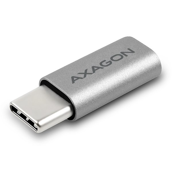 AXAGON RUCM-MFA, USB-C Male -> Micro USB Female ALU redukce - obrázek č. 2