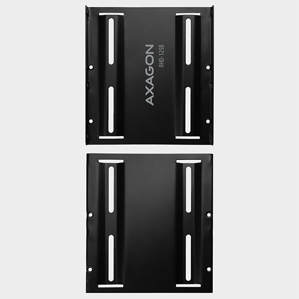 AXAGON RHD-125B, kovový rámeček pro 1x 2.5" HDD/ SSD do 3.5" pozice, černý - obrázek č. 3