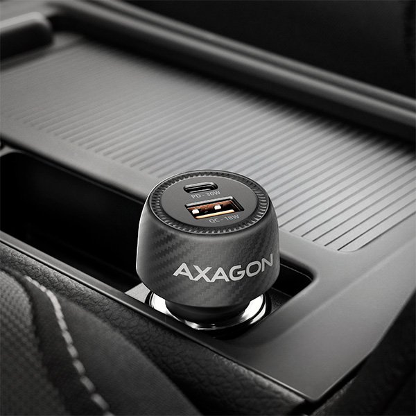 AXAGON PWC-PQ48 nabíječka do auta 48W, USB-A + USB-C, PD3.0 / PPS / QC4+ / SFC / Apple - obrázek č. 9