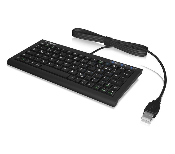 Keysonic ACK-3401 (DE), mini klávesnice,touchpad - obrázek produktu