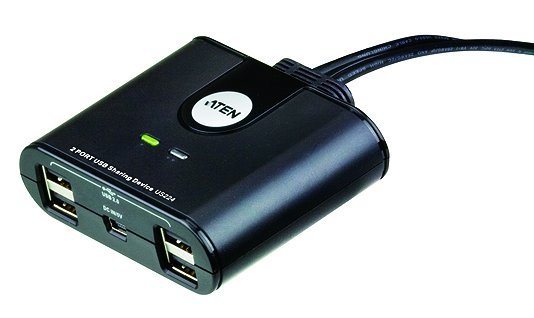 ATEN USB 2.0 Přepínač periferií 2:4 US-224 - obrázek č. 1