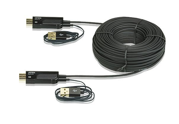 ATEN HDMI aktivní kabel po optice 50m, M/ M - obrázek produktu