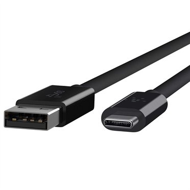 BELKIN kabel USB 3.1 USB-C to USB A 3.1, 1m, černý - obrázek č. 1