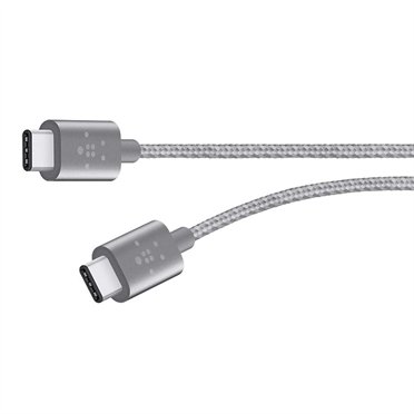 BELKIN MIXIT kabel USB-C to USB-C,1.8m, šedý - obrázek produktu