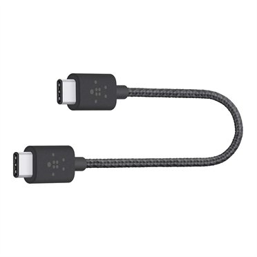 BELKIN MIXIT kabel USB-C to USB-C, 20cm, černý - obrázek produktu